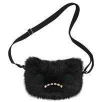 Ugly Teeth Monster Plush Toys Shoulder Bag Wide Eyed Weirdo McStinkles Cat Peluche Crossbody Bag Gifts