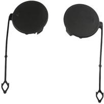 2Pcs Front Bumper Tow Hook Cover Towing Hole Caps For BMW X5 E70 2007-2010 Black