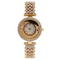 Women Fashion Leather Watch One Size auksas