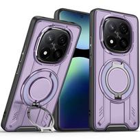Funda For Xiaomi Redmi Note 14 Pro 5G Case Camera Lens Armor Case For Redmy Note 14 Pro+ Plus Magnetic Holder Ring Protect Cover Redmi Note 14 Pro 4G gray