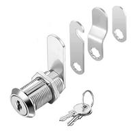 16/30mm Cam Lock Rinkinys Durų Spintelės Pašto dėžutės Stalčiaus Spintelės Spintelės Cinko Lydinio Cilindrinė Cam Spyna Su 2 Raktais Baldų Aparatūra white