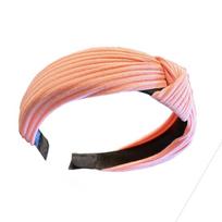 Women Wide Hairband Sports Casual Hair Hoop Bands Cloth Face Washing Solid Color Elastic Headbands Headwear Accessories pink