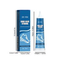 Shoe Repair Glue Quick Dry Waterproof Adhesive Strong Bonding High Temperature Resistant Multi Leather Sneaker Boot Sole Fixer 50ml blue