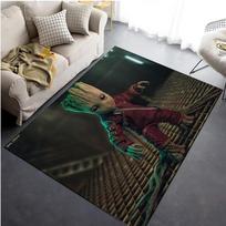 Disney Groot Animacinis 3D Spausdinimo Didelio Ploto Kilimas Kilimai Namams Svetainei Miegamajam Sofai Durų Kilimėlis Vaikams Grindų Kilimėliai Dovana Potdemiel 80cm x 160cm black