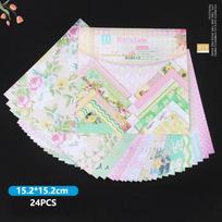 Pasidaryk pats amatai Spaudimo mašinėlė Reljefo spaudas Spaudimo formos perforatorius Popieriaus dekoravimui Scrapbookingui Cardstock - 24 PCS