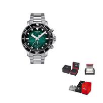 TISSOT Men's Starfish Collection Watch T120.417.11.091.01 Gradient Green Dial black
