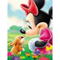 Disney Cartoon Diamond Painting Minnie Mouse Springtime Healing Interactive Illustration 5D DIY Art Cross Stitch Kit Mosaic Embroidery Home Decor Gift Round 20x30cm