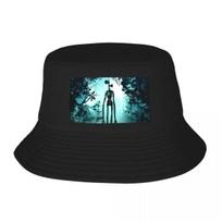 Siren head in horror background Bucket Hat Sunhat Ball Cap sun hat Unisex Luxury Brand Womens