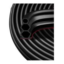 Bumper Strip Three-Layer Weatherstripping Thick Rubber Door Seal Strip Large Gaps Flexible Durable Insulation Strip 1M juoda