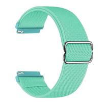 Nylon Strap For Garmin Forerunner 965 55 165 265/Active 6-5 Huawei Watch GT5-4-3 Pro 46mm Bracelet Garmin /Venu 3-2/Approach S50 Self-test width 22mm žalsvai žalsvos spalvos