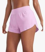 Women's High-Waisted Cross-Waist Yoga Shorts, Summer Gym Capris, Loose Fit, Anti-Exposure, Faux Two-Piece Design Large rožinė