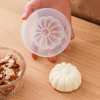 New Steamed Stuffed Bun Maker Chinese Dumpling Moon Cake Making Mould Baozi Mold Baking Tool gray