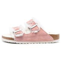 Birkenstock shearling double buckle slides Women's 1023258 39