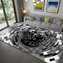 2D Huge Eye Monster Abyss Rug Non Slip Mat Gaming Room Living Room for Carpet Unique Horror Style Home Decor for Esports Setup 40X60CM
