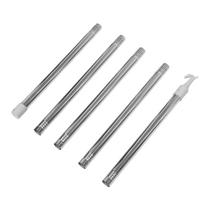 Adjustable Skylight Pole with Hook 1.48m Stainless Steel Push Pull Rod for Curtains Awnings Shades Telescoping Window Opener 160x2.5x2.5cm