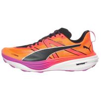 PUMA Deviate Nitro Elite Slip Resistant Abrasion Resistant Low top Trail Running Shoes Men's Orange Black 310034-02 39 orange