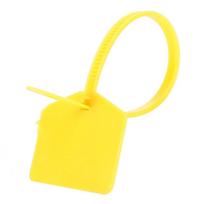 120mm length Security Seal Anti-tamper Wire Tag Cable supply Cable Tie  Cable organizing geltona