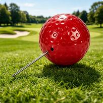 Teeing Tee Marker Lightweight Portable Golf High Visibility Ball for raudona