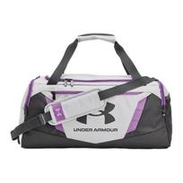 Under Armour Under Armour Polyester Travel Bag Gym Bag Small Unisex Halo Gray & Provence Purple 1369222-014 Small
