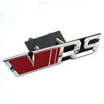 AAAIX1 VRS Logo Car Front Grille Emblem Metal Badge Decoration for Skoda Octavia Rs Fabia Rapid Superb Kodiaq Yeti Citigo Vision Kodiak