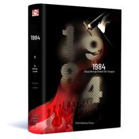 Nineteen Eighty-Four  by George Orwell – A political satire from the Utopia Trilogy, classic foreign literature. black
