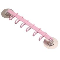 Organizer Hook Plastic Bathroom Sucker Vacuum Frame Towel Double Adjustable Wall Tool Shelves Flexible Cupboard Holder Hanger