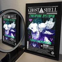 Japan Anime Ghost In The Shell Anime DIY Sticky Poster Fancy Wall Sticker for Living Room Bar Decoration Wall Decor (as the picture,10x15cm No Frame)