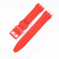 Silikoninė laikrodžio apyrankė Swatch laikrodžiui: 16mm, 17mm, 19mm, 20mm Dirželio Priedas 19mm