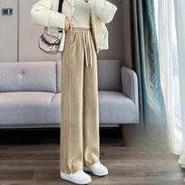 Women's Fleece-Lined Narrow & Wide Leg Sweatpants for Spring/Autumn 2025 2XL