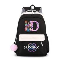 26 raidės K-Pop spausdintas didelės talpos vandeniui atsparus kuprinė paaugliui studentui mergaitei berniukui mokyklos krepšys knygų krepšys vaiko dovana moterims kelioninė rankinė Mochila