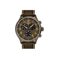 TISSOT Sports Collection Quartz Movement Men's Watch 45mm Brown Watch Dial T116.617.36.092.00 Brown Regular Watch Box black