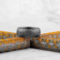 Viking Stainless Steel Ring Anchor Compass Tree of Life Nordic Viking Rune Wolf Men and Women Ring Jewelry for Boyfriend as Gift 11