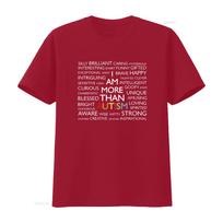 Autism T Shirt I Am More Than vintage Washed homme designer clothes Casual Versatile Stylish Breathable Top For Everyday Wear S