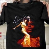 Diana Ross Muzikos Dainininkė Dovana Gerbėjui Juoda Visų Dydžių Dovana Marškinėliai 4XL
