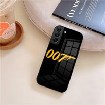 J-James B-BondES 0-007 Phone Case Glass For Samsung Galaxy S25 S23 S24 S21 S22 S20 Ultra Fe Plus A15 A14 Cover Samsung S24