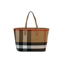 Plaid Canvas Women's Tote  Large Capacity Fashion Spacious Satchel Leisure Beach Bag