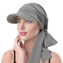 Women Headscarf Hat Flower Pattern Lace-up Ribbon Turban Hat Outdoor Travel Cycling Sunshade Cap Headwear
