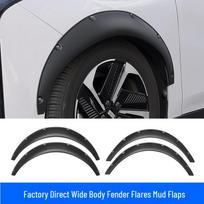 Universal Wide Body Fender Flares for Sedans, SUVs & Off-Road Vehicles - Decorative Mudguards 4 Small (No packaging, add 3.5 yuan for packaging)