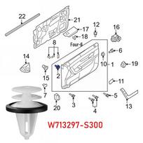 Ford New Focus/Mondeo/Kuga Interior Door Panel Clip W713297S300 Standard/Single Price
