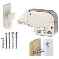 Easy Push Latch Automatic Spring Lock for Cabinets Perfect for Cupboard Doors with Reliable Metal and Nylon Components China Mainland
