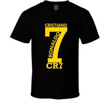 Cristiano Ronaldo Cr7 Standard Black  Unisex T-Shirt S įvairiaspalvis