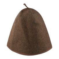 34*26*0.3CM Sauna Bathwool Hat Banya Room Vaporarium Hats Brown