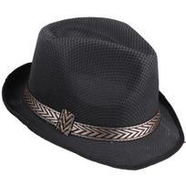 Vyrų džiazo kepurė Dekoratyvinė kvėpuojanti spauda Anti-UV Photo Prop Apsauginis kremas nuo saulės Unisex Vintage Performance Top Hat suaugusiųjų galvos apdangalai juoda