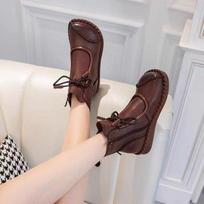 Women's Winter Ankle Boots with Low Heels,Comfortable Round Toe Design,Rubber Soft Soles Perfect for Mothers and Casual Wear 40