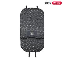 Hot New Car Seat Back Anti Kick Pad Leather Interior Anti Scratch Protector Cover For SEAT Ibiza Leon Arona Ateca Tarraco Alhambra Cupra