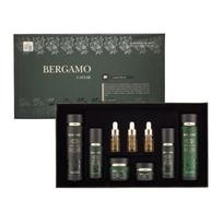 Bergamo ikrų odos priežiūros 9 dalių rinkinys black