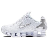 Nike Shox Tl 'White Silver' Women's Sneakers AR3566-100 40 white