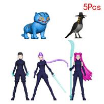Q Version Anime K pop Demon Hunters Figure Model Toy Cartoon Gaming Peripherals Desk Decoration Collection Figures Model Gift