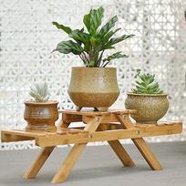 Flower Shelf Solid Wooden Floor Multi-Layer Folding Flower Stand Balcony Living Room Office Succulent Flower Pot Rack Dropship China Mainland