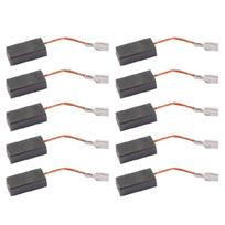 10 Pieces Wear-Resistance Angle Grinder Carbon Brushes Spring Carbon Brush